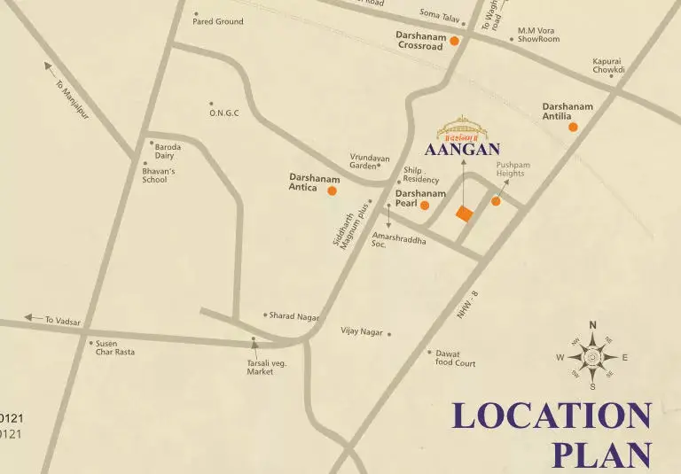 Darshanam Aangan - Location Plan