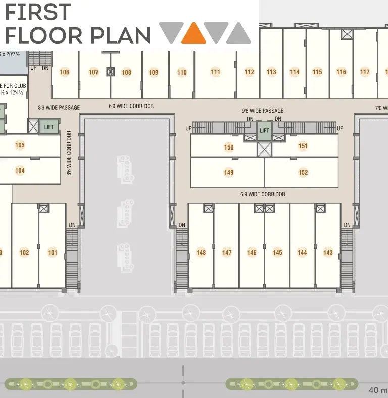 Darshanam Atrium - First Floor Plan