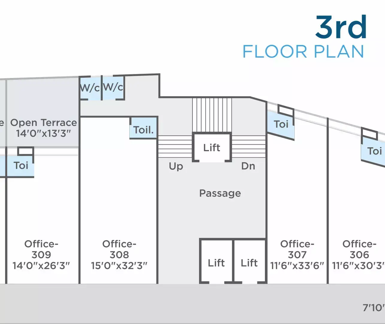 DARSHANAM CROSSROAD - 3rd Floor Plan
