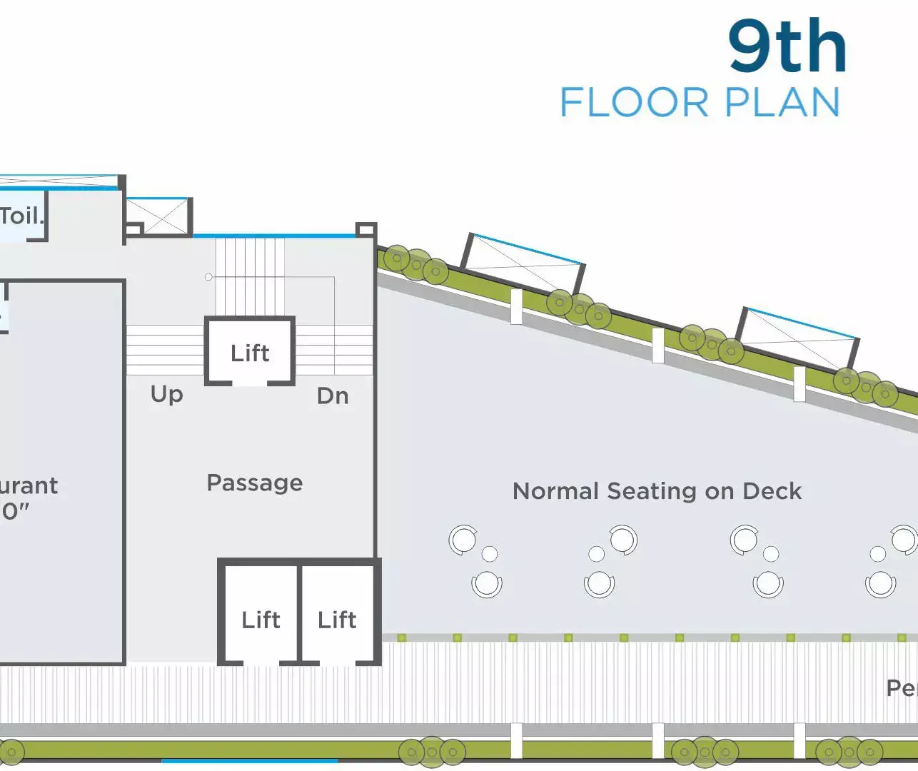 DARSHANAM CROSSROAD - 9th Floor Plan