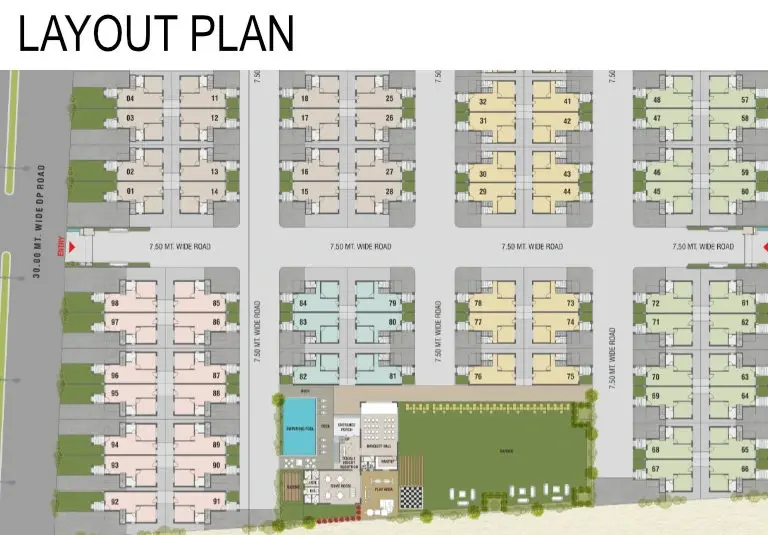 DARSHANAM GARDENCITY - LAYOUT PLAN