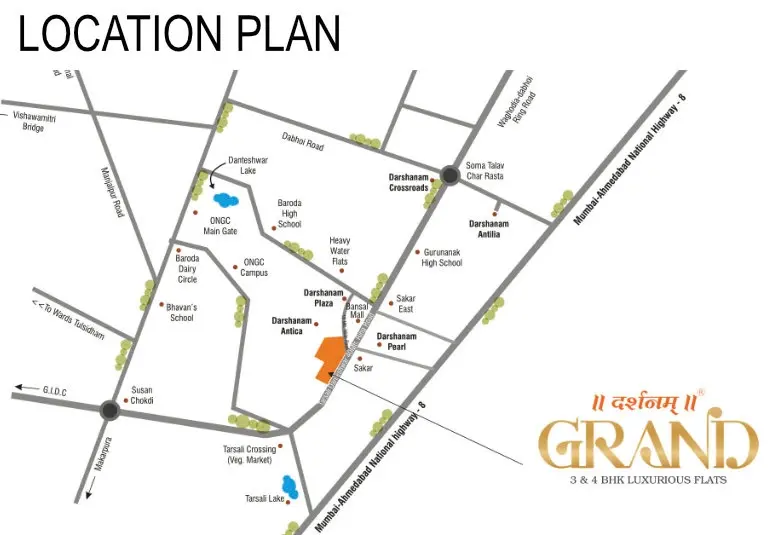 DARSHANAM GRAND - LOCATION PLAN