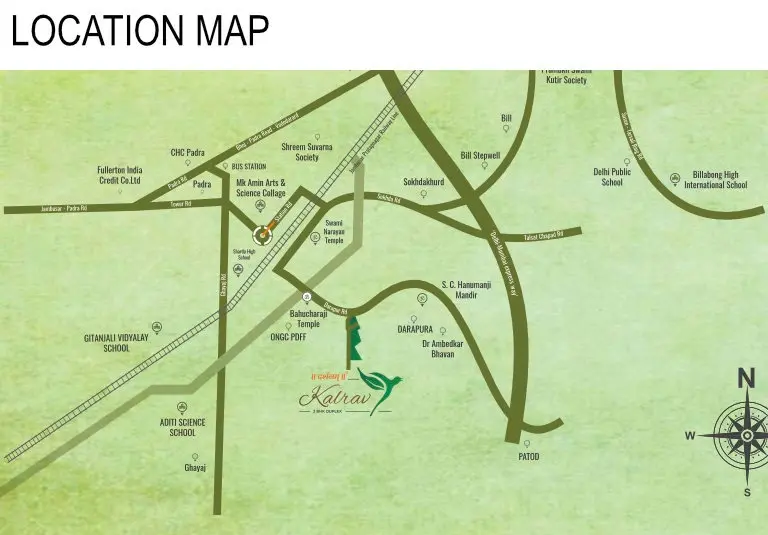 DARSHANAM KALRAV - LOCATION MAP