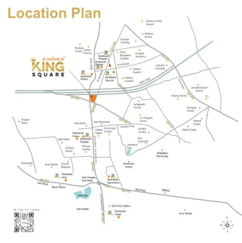 Darshanam King Square - Location Plan