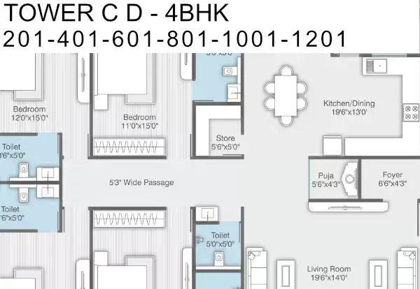 Darshanam Ocean - Tower C & D