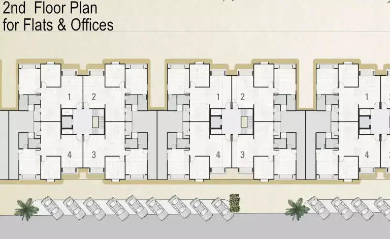 Darshanam Plaza - Second Floor Plan