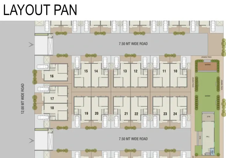 Darshanam Pride - Layout Plan