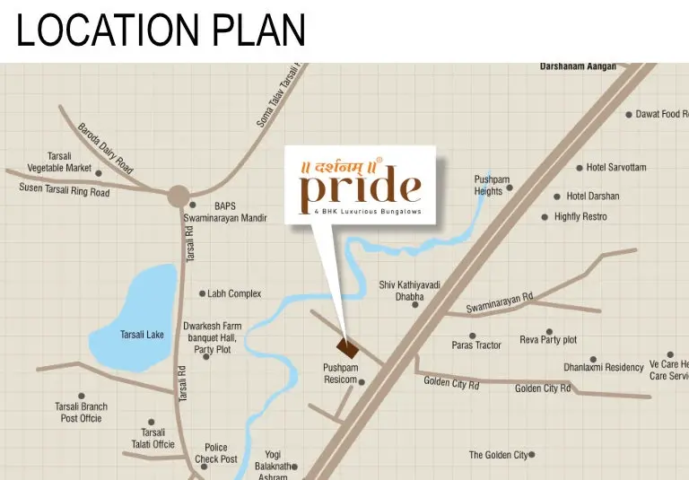 Darshanam Pride - Location Plan