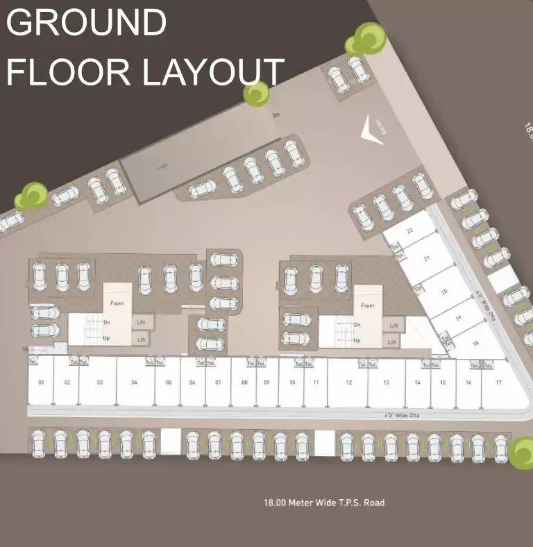 DARSHANAM PROSPERA - GROUND FLOOR LAYOUT