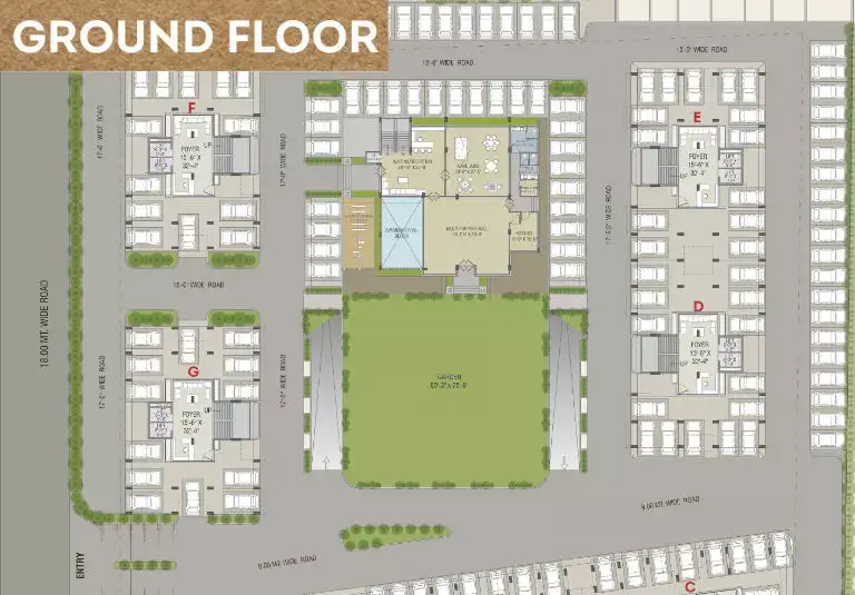 Darshanam Seltosa - Ground Floor Plan