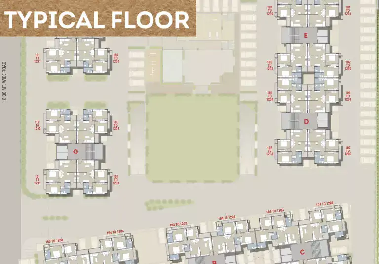 Darshanam Seltosa - Typical Floor Plan