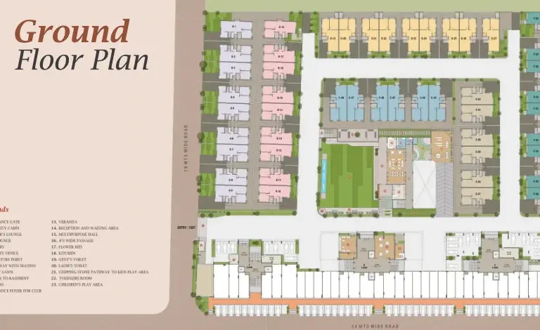 Darshanam Splendora-III - Ground Floor Plan