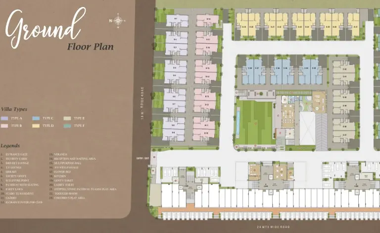 Darshanam Splendora-III - Ground Floor Plan