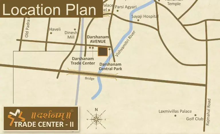 Darshanam Trade Center II - Location Plan