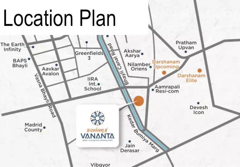 Darshanam Vananta - Location Plan